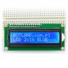 LCD-Display 2x16 Zeichen blau mit Anschlüssen - zdjęcie 1