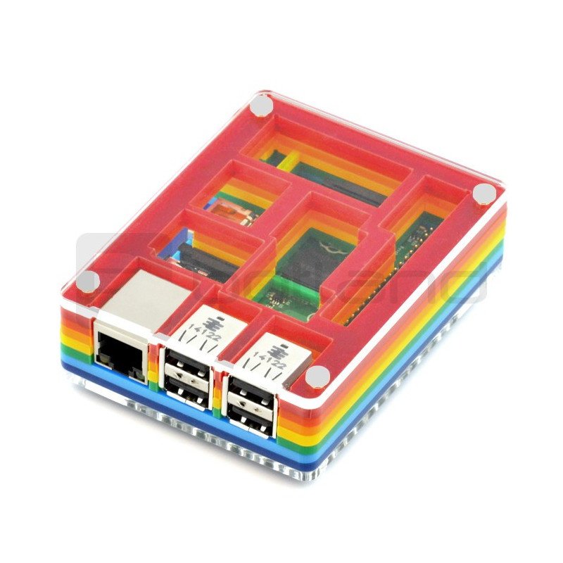 Raspberry Pi 3/2 Rainbow-Gehäuse