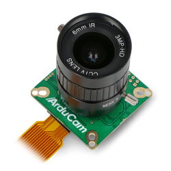 IMX477P 12,3 MPx HQ-Kamera mit 6 mm CS-Mount-Objektiv – für Raspberry Pi – ArduCam B0240