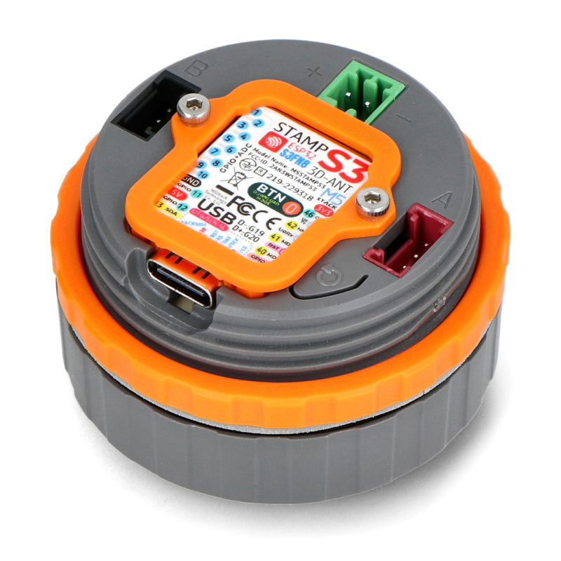 M5Stack Dail ESP32-S3 Smart Rotary Knob w/ 1.28'' Round Touch