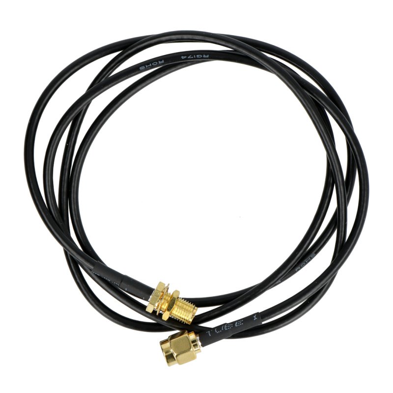 Interface Cable - RP-SMA Male to RP-SMA Female (1M, RG174)