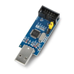 Programmiergerät AVR / MCS-51, kompatibel mit USBasp ISP + IDC-Flachbandkabel – HW-437