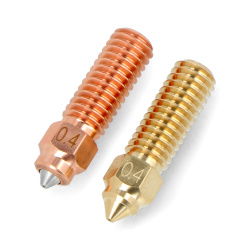 Zestaw dysz 0,4mm M6 do drukarki 3D Creality K1 - filament