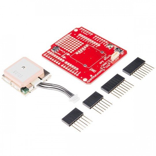 GPS Shield für Arduino - Set mit dem GPS EM-506 Empfänger