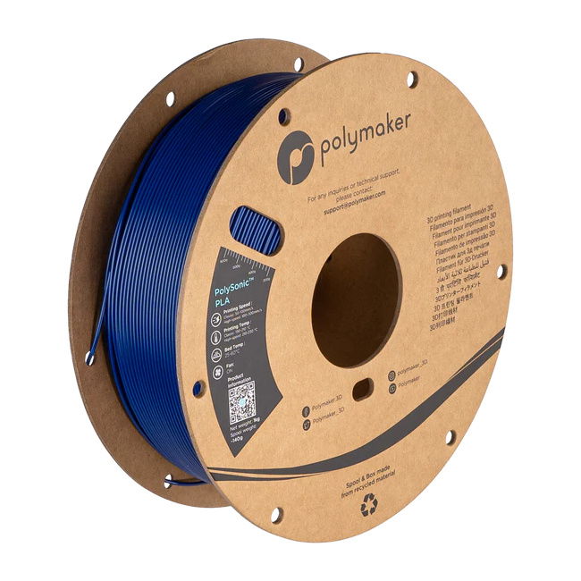 Polymaker PolySonic™ PLA - High Speed PLA Blue