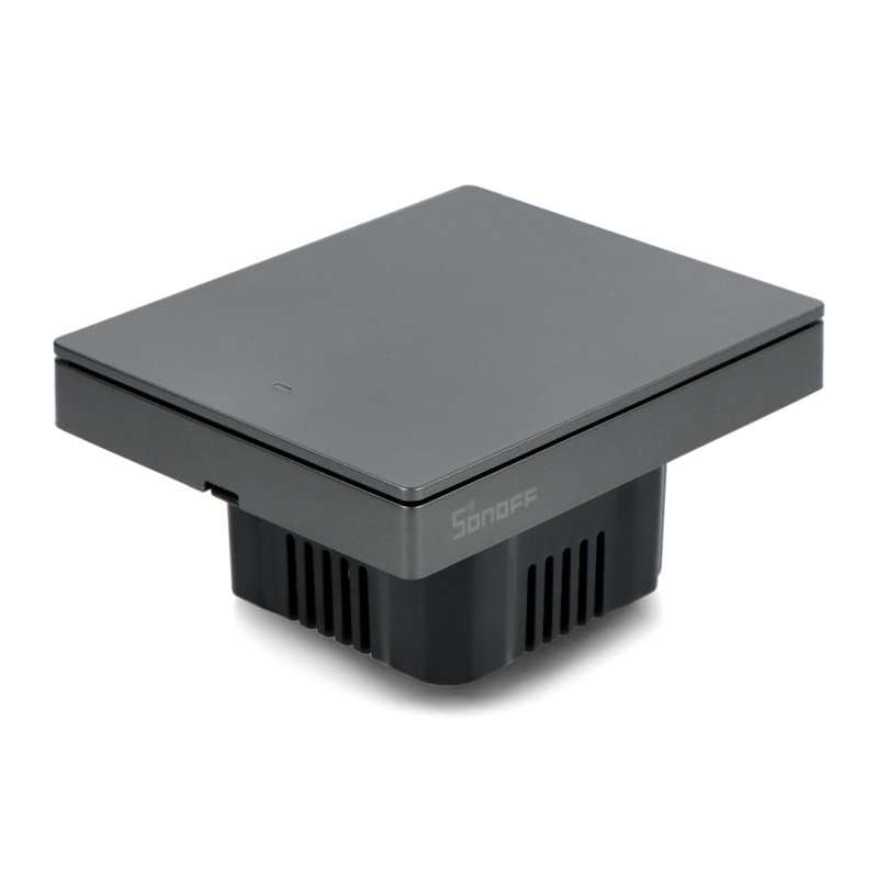 Sonoff inteligentny 1-kanałowy przełącznik ścienny Wi-Fi czarny