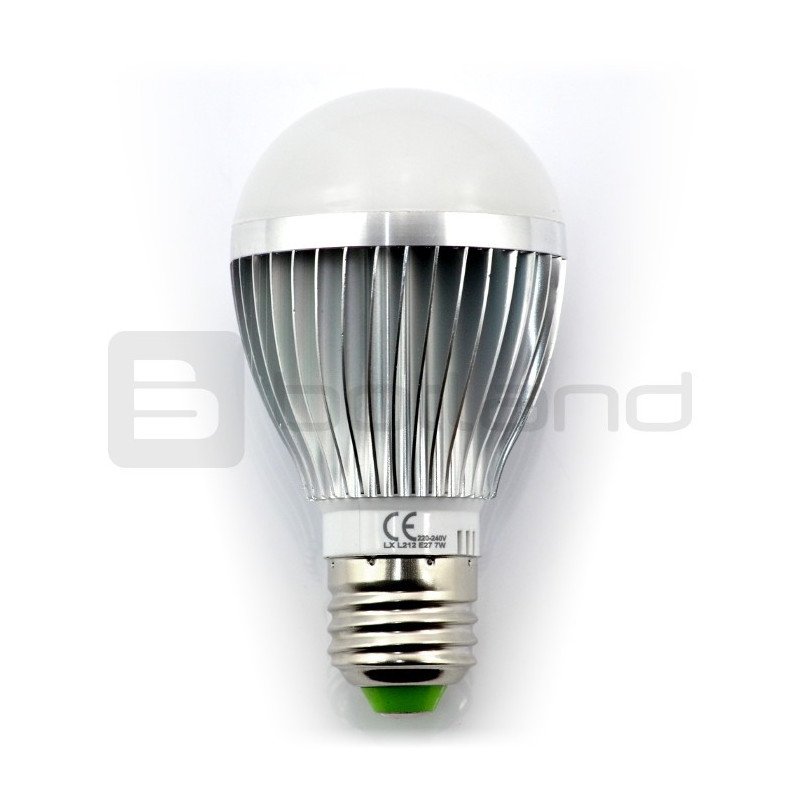 LED-Lampe LTC, E27, 7 W, 595 lm, warme Farbe