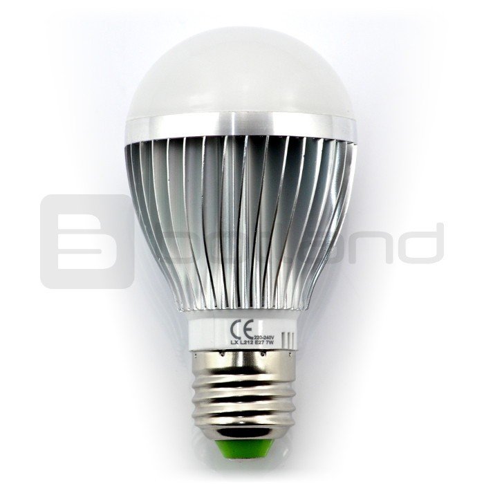 LED-Lampe LTC, E27, 7 W, 595 lm, warme Farbe