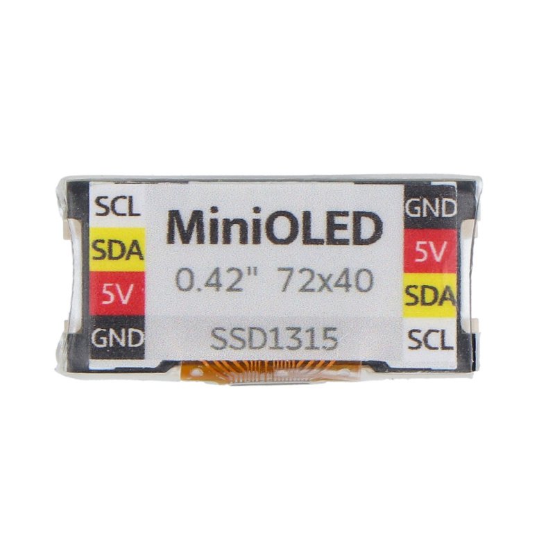 Mini OLED unit 0.42'' 72x40 Display