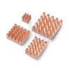 Set of heat sinks for Raspberry Pi 5 - 4pcs copper - golden - zdjęcie 1