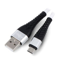 MicroUSB-B-Kabel - A eXtreme Spider - 1,5 m - blau