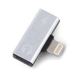 Adapter Akyga AK-AD-64 Lightning (m) / Lightning (f) /
