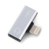 Adapter Akyga AK-AD-64 Lightning (m) / Lightning (f) / - zdjęcie 1