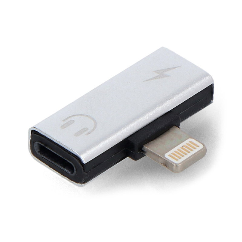 Adapter Akyga AK-AD-64 Lightning (m) / Lightning (f) /