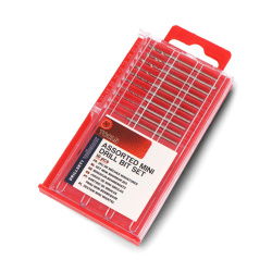 Miniaturbohrer-Satz 10-tlg. - von 0,6 bis 2,3 mm