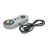 SNES - Retro-Gamecontroller - farbige Tasten - zdjęcie 3