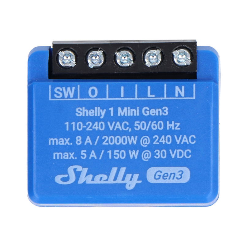 SHELLY PLUS 1 MINI GEN3