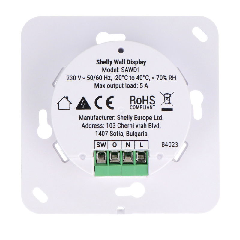 SHELLY WALL DISPLAY - BIAŁY