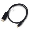 KABEL USB-C(M)-HDMI(M) 1M 4K 60HZ CZARNY LANBERG - zdjęcie 1