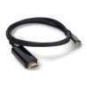 KABEL USB-C(M)-HDMI(M) 1M 4K 60HZ CZARNY LANBERG - zdjęcie 2