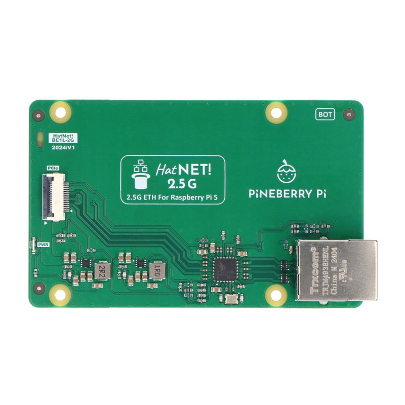 HatNET! 2.5G (2.5G Ethernet for Raspberry Pi 5)