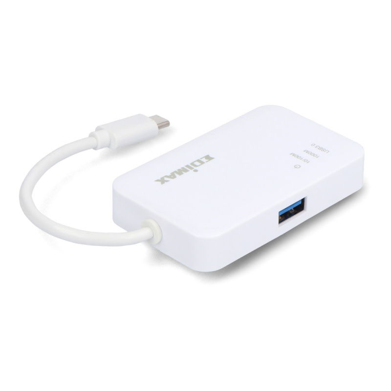 Adapter USB C - Gigabit Ethernet + HUB 3x USB 3.0 Edimax EU-4308