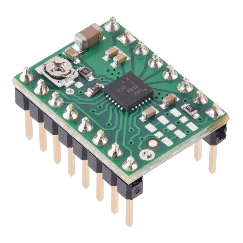 DRV8434 Stepper Motor Driver Carrier (Header Pins Soldered)