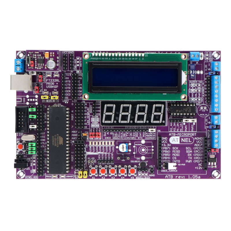 Atnel ATB 1.05A Andromeda - Entwicklungskit mit ATmega32A