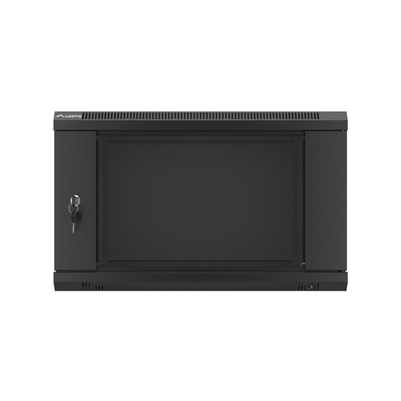 SZAFA INSTALACYJNA RACK WISZĄCA 19" 6U 600X450 CZARNA LANBERG