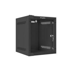 SZAFA INSTALACYJNA RACK WISZĄCA 10"" 6U 280X310 CZARNA DRZWI