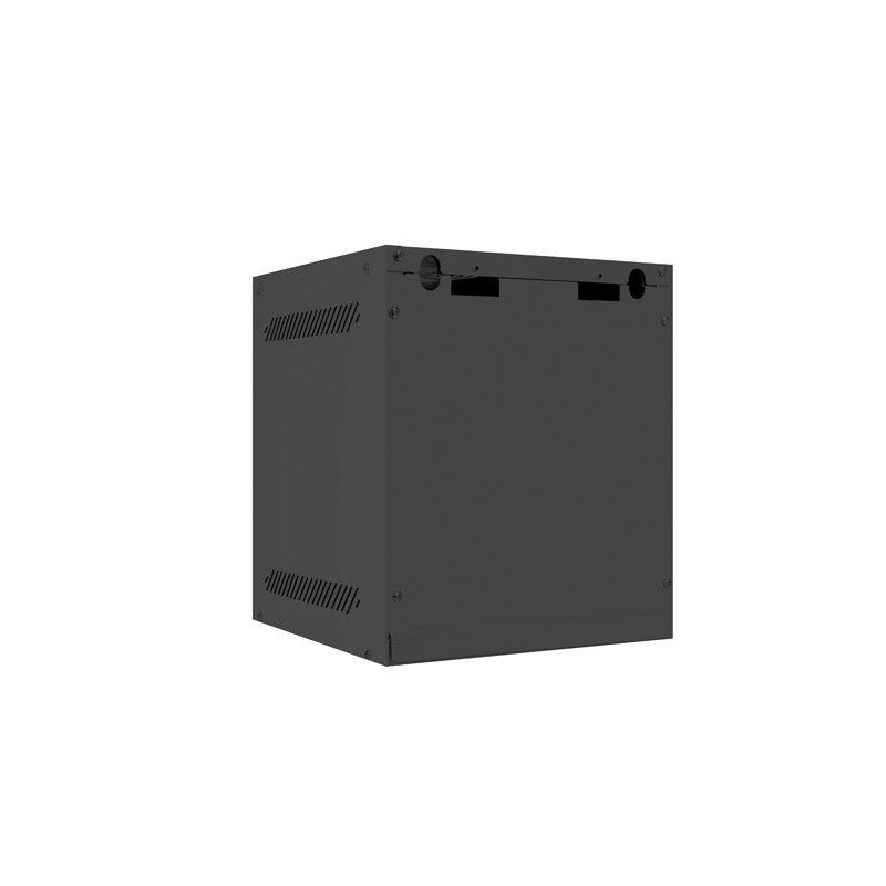 SZAFA INSTALACYJNA RACK WISZĄCA 10"" 6U 280X310 CZARNA DRZWI