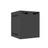 SZAFA INSTALACYJNA RACK WISZĄCA 10"" 6U 280X310 CZARNA DRZWI - zdjęcie 5