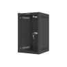 SZAFA INSTALACYJNA RACK WISZĄCA 10"" 9U 280X310 CZARNA DRZWI - zdjęcie 3