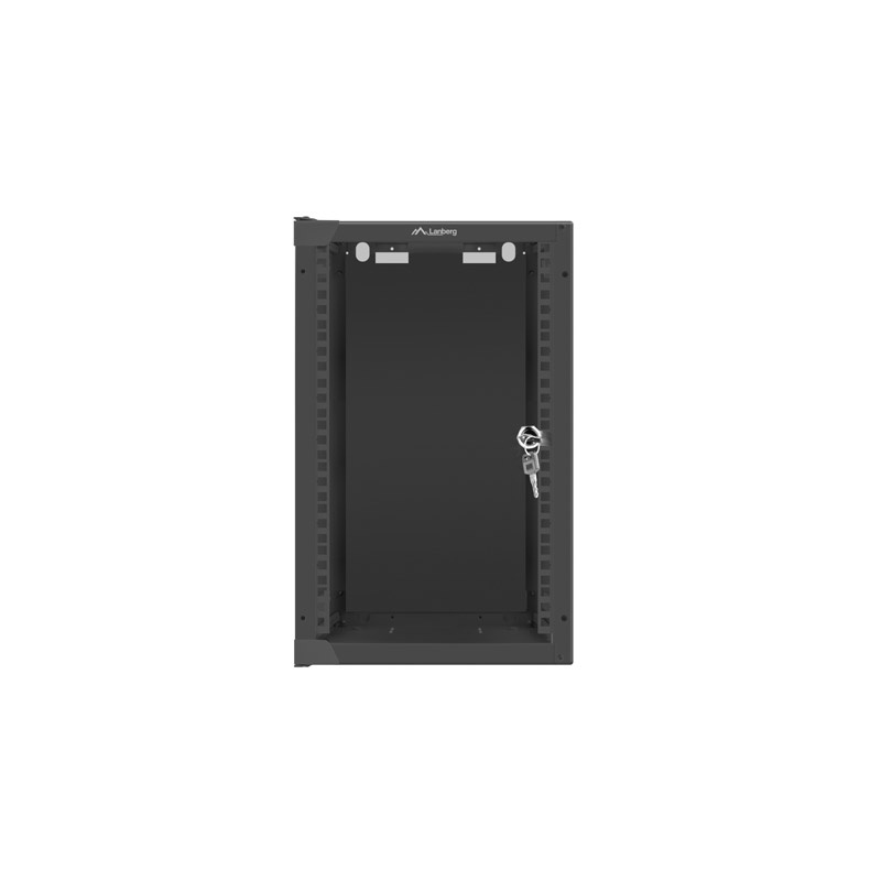 SZAFA INSTALACYJNA RACK WISZĄCA 10"" 9U 280X310 CZARNA DRZWI