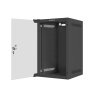 SZAFA INSTALACYJNA RACK WISZĄCA 10"" 9U 280X310 CZARNA DRZWI - zdjęcie 7