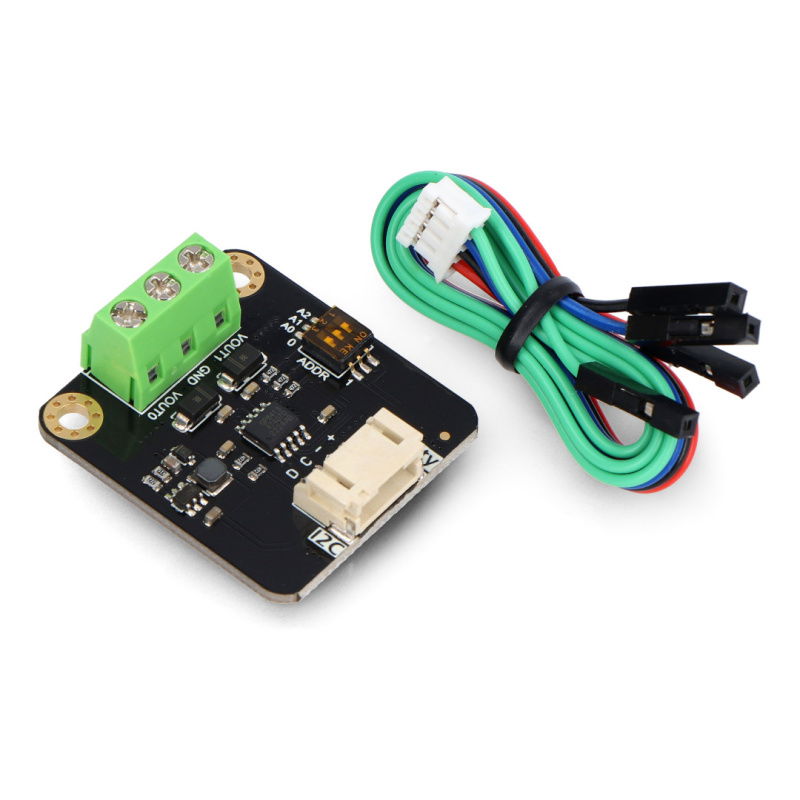 Gravity: GP8413 2-Channel 15-bit I2C to 0-5V/10V DAC Module