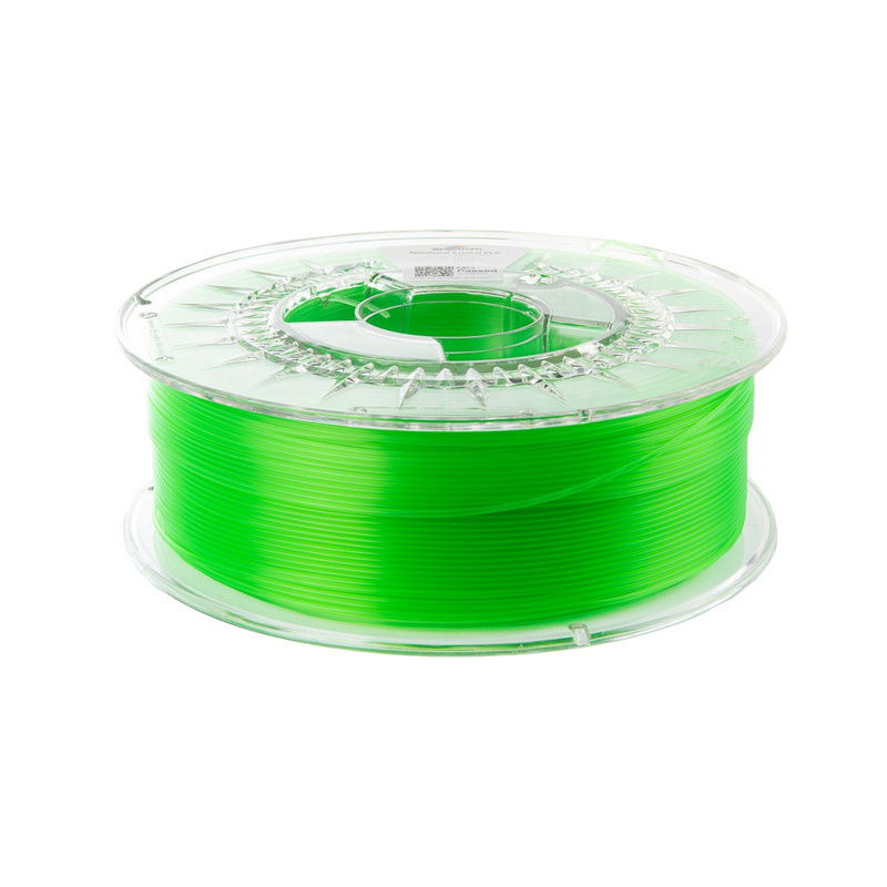 Filament PLA Crystal 1.75mm NEON GREEN 1kg