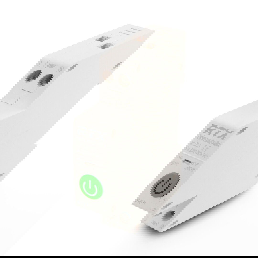 Przekaźnik 50A z pomiarem DIN Zigbee TUYA