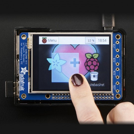 PiTFT Plus MiniKit - 2,8" 320x240 resistives Touch-Display für Raspberry Pi 2 / A+ / B+