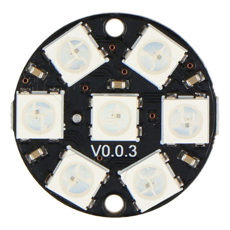 RGB-LED-Ring 7 x WS2812 5050