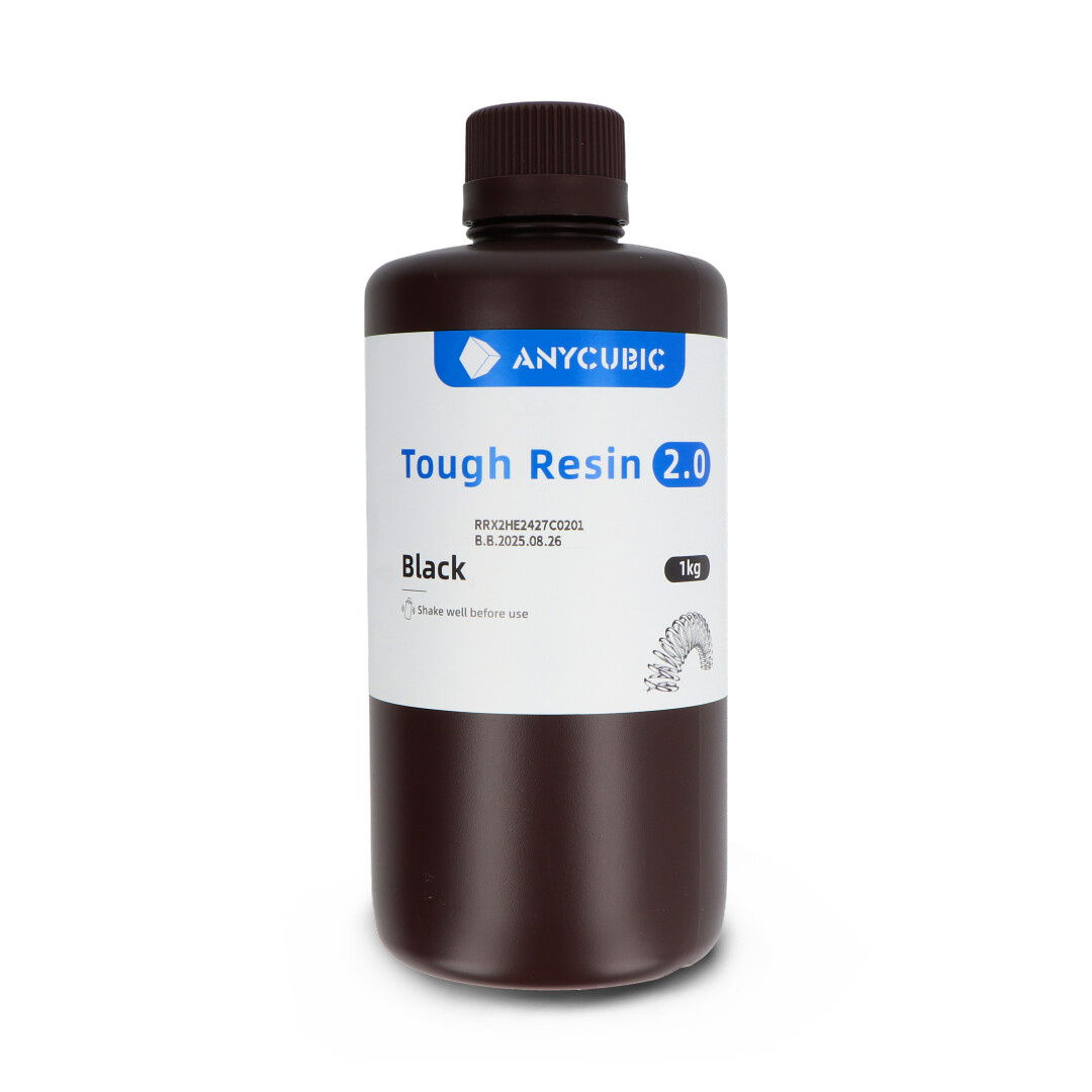 Harz für 3D-Drucker - Anycubic UV Tough Resin 0.2 1L - Schwarz