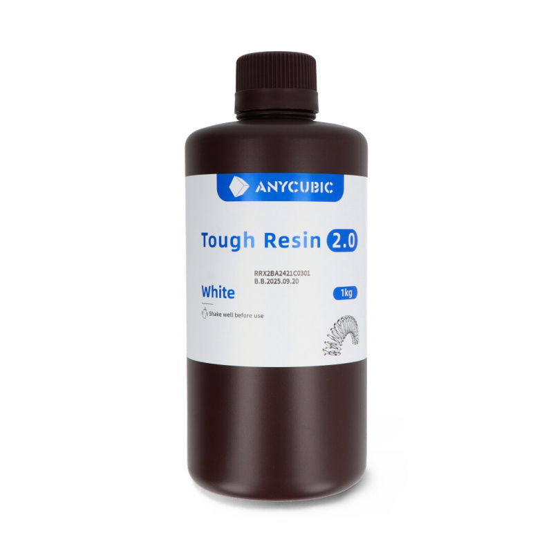 Harz für 3D-Drucker - Anycubic UV Tough Resin 0.2 1L - Weiß