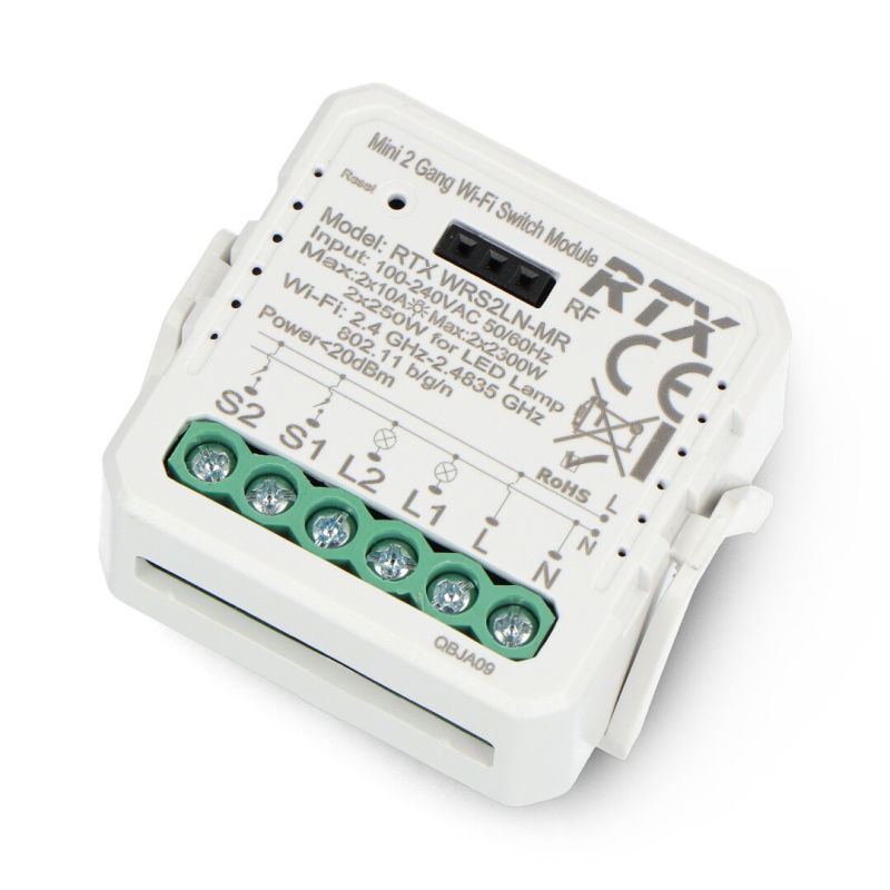 Tuya RTX WRS2 - 2x 100-240V AC WLAN-Relais