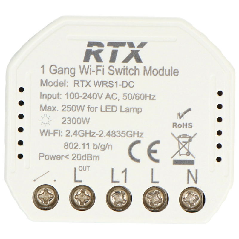 RTX Tuya WRS1 Unterputz-WLAN-Relais