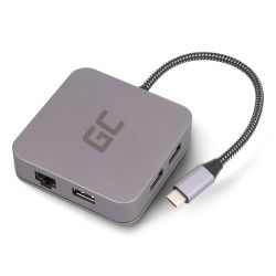 Green Cell Adapter, Przejściówka, GC HUB2 USB-C 6w1 (USB 3.0