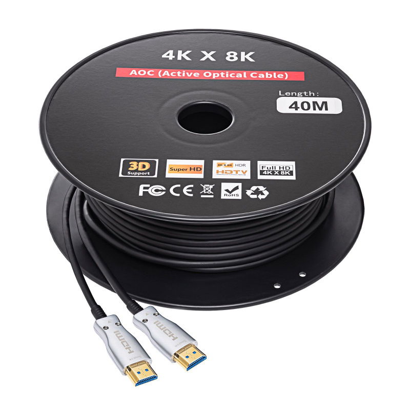 Kabel HDMI Akyga AK-HD-400L optyczny AOC 48Gb/s 40m