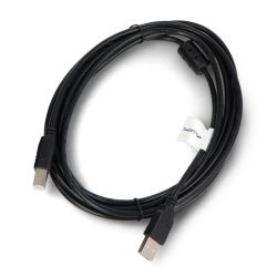 KABEL USB-A(M) - USB-B(M) 2.0 3M CZARNY FERRYT LANBERG