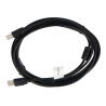 KABEL USB-A(M) - USB-B(M) 2.0 3M CZARNY FERRYT LANBERG - zdjęcie 2