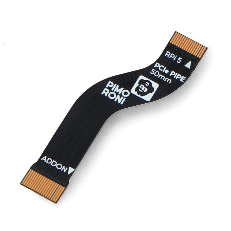 PCIe Flex Cable for NVMe Base and Raspberry Pi 5 – PCIe Pipe