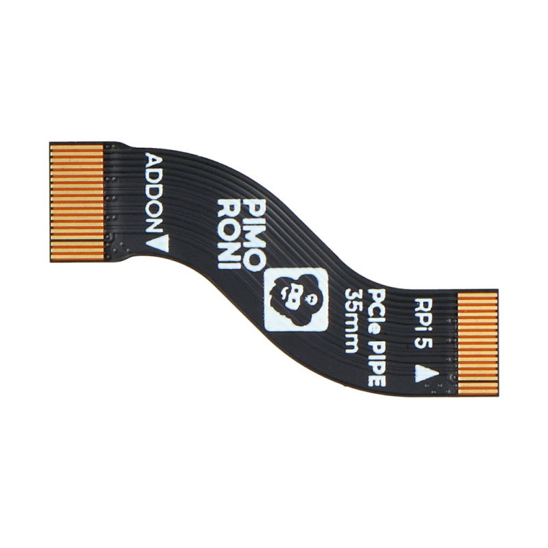 PCIe Flex Cable for NVMe Base and Raspberry Pi 5 – PCIe Pipe